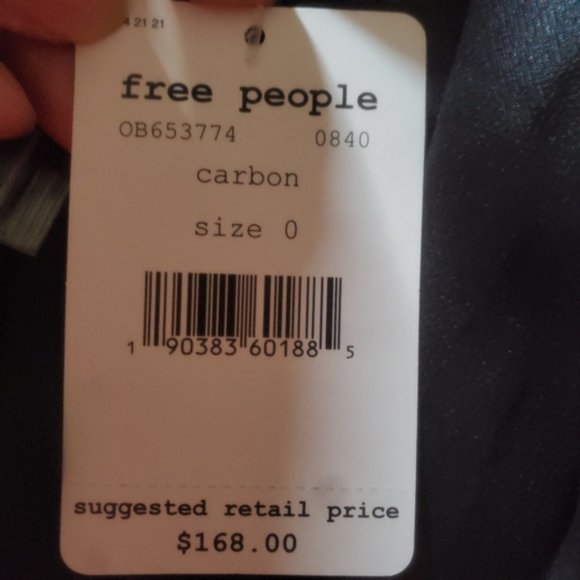 Free People Not Your Baby Jumpsuit 0 NWT - Picture 10 of 12